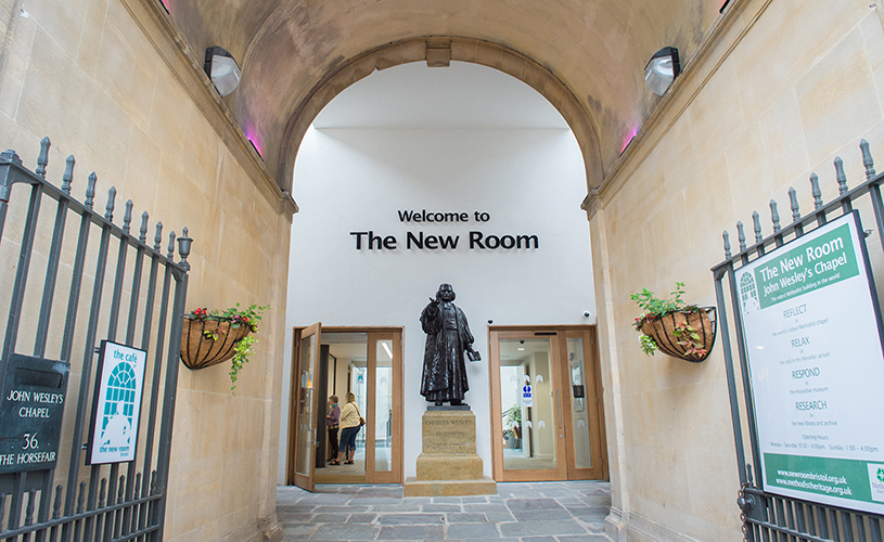 Entrance to John Wesley's Chapel, The New Room